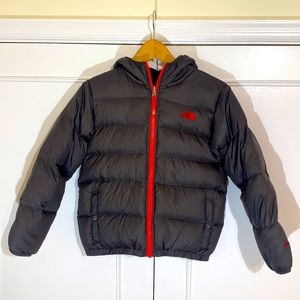 The North Face Boys’ Reversible Full Zip Hooded Jacket Size M (10/12)